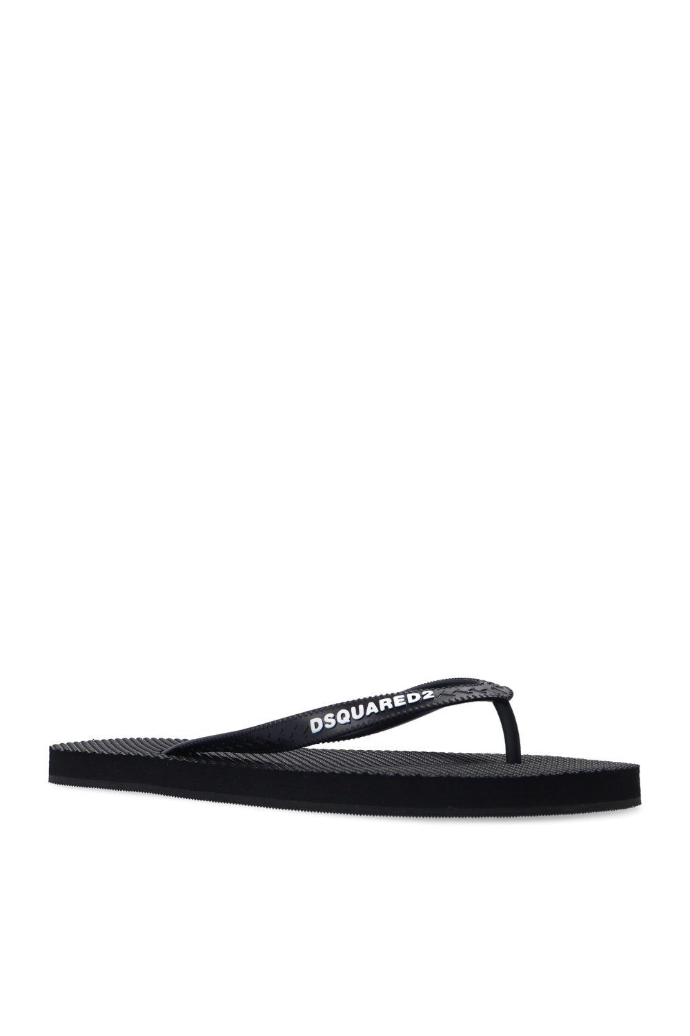 Black Flip flops with logo Dsquared2 Vitkac Germany